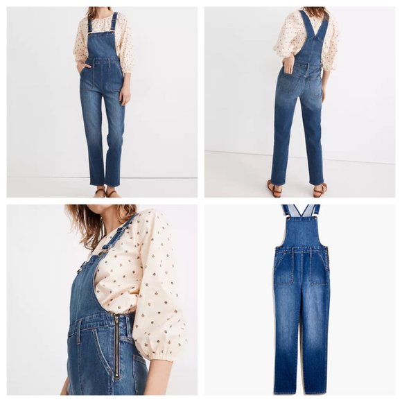 Madewell Denim - MADEWELL Stovepipe Overalls Cosman Jeans Skinny